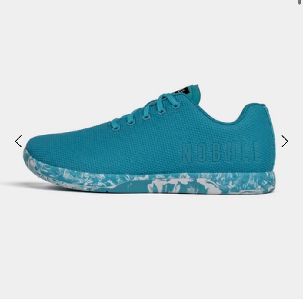 Nobull neon blue swirl trainer, NWT, 8M/9.5W